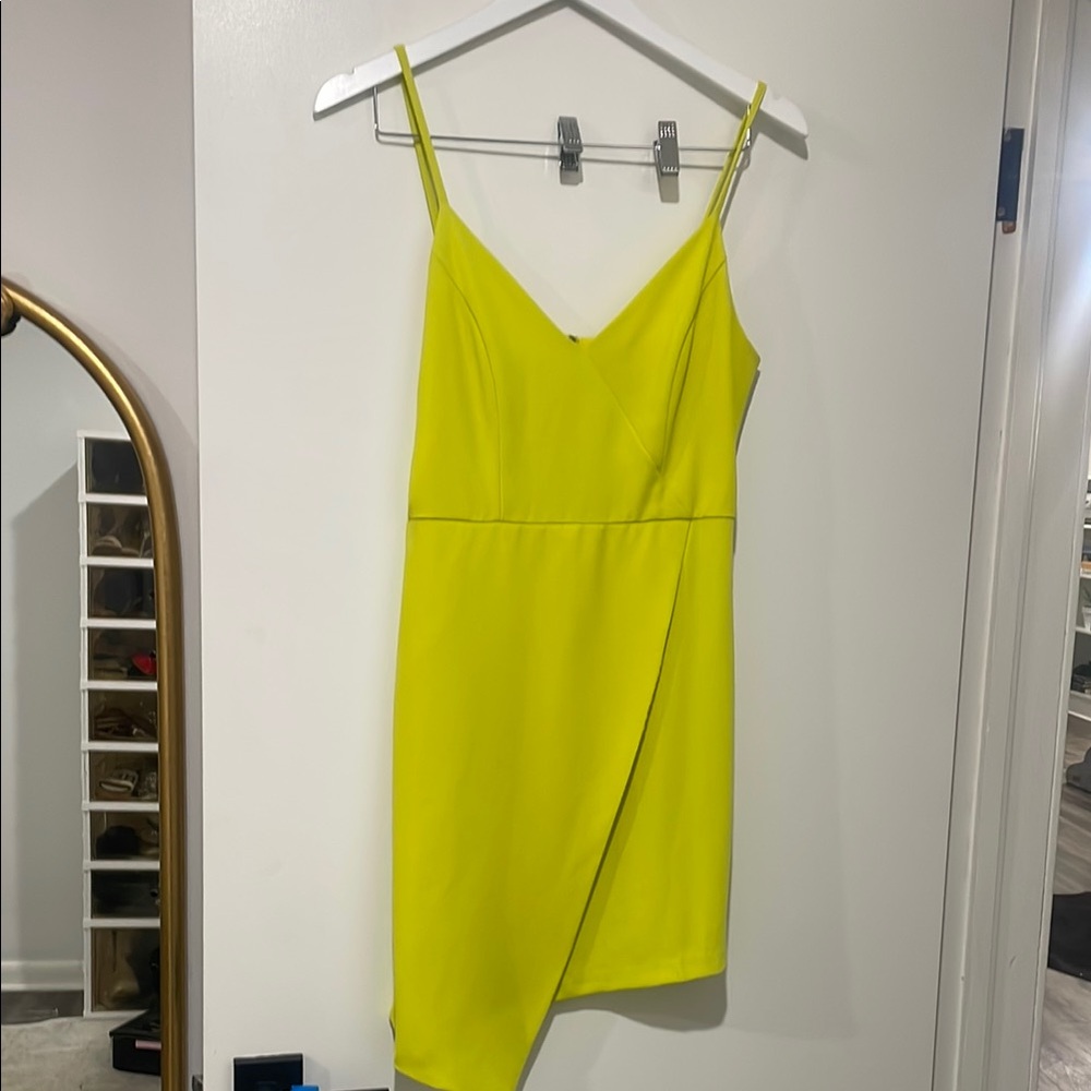 Vibrant Yellow Sleeveless Dress